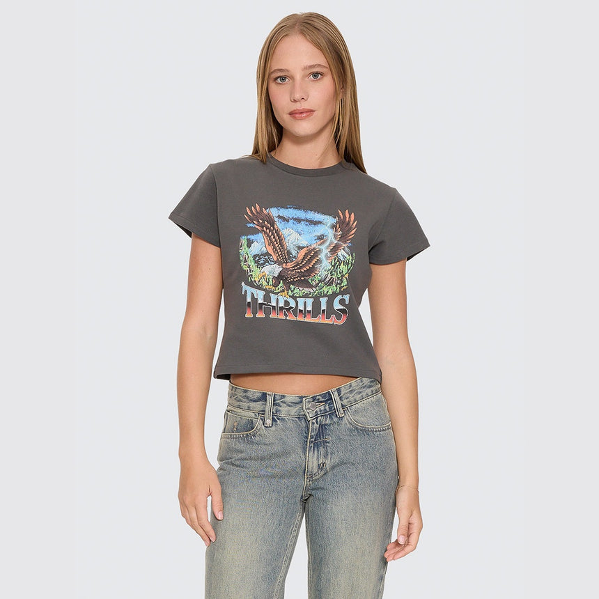 THRILLS Women's Seen & Heard Mini Tee - Merch Black