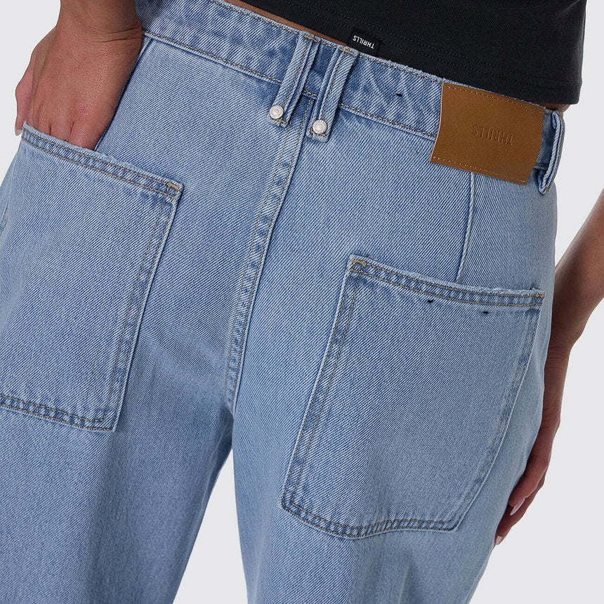 THRILLS Women's Sloane Low Rise Barrel Jean - Ageless Blue
