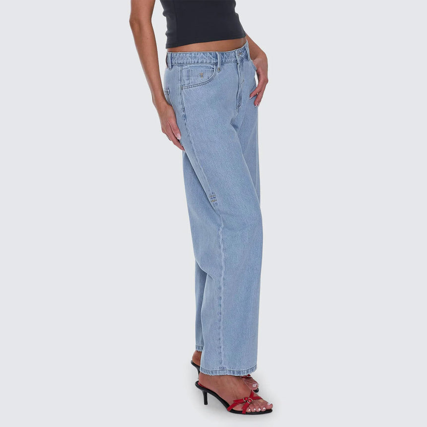 THRILLS Women's Sloane Low Rise Barrel Jean - Ageless Blue