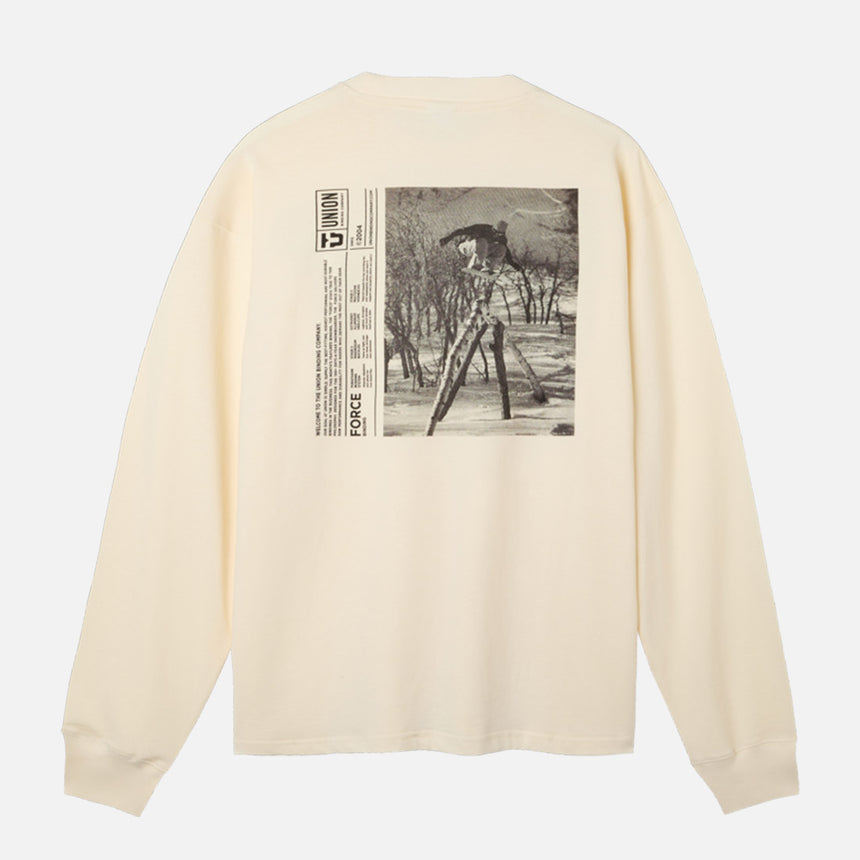 UNION Throwback Long Sleeve Tee - Bone