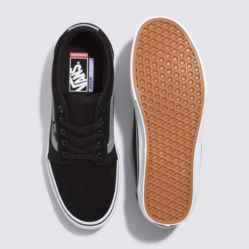 VANS Chukka Low Sidestripe - Black/Gray/White