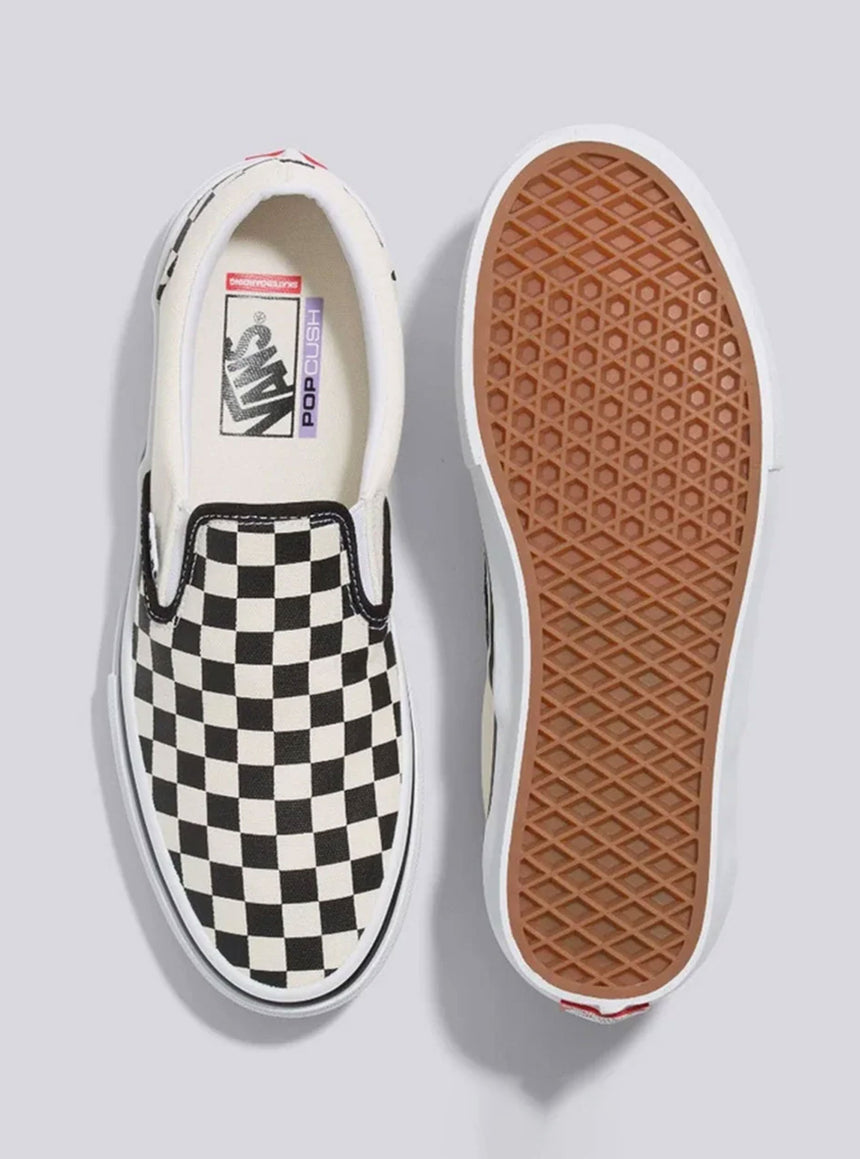 VANS Skate Slip-On (Checkerboard) - Black/Off White