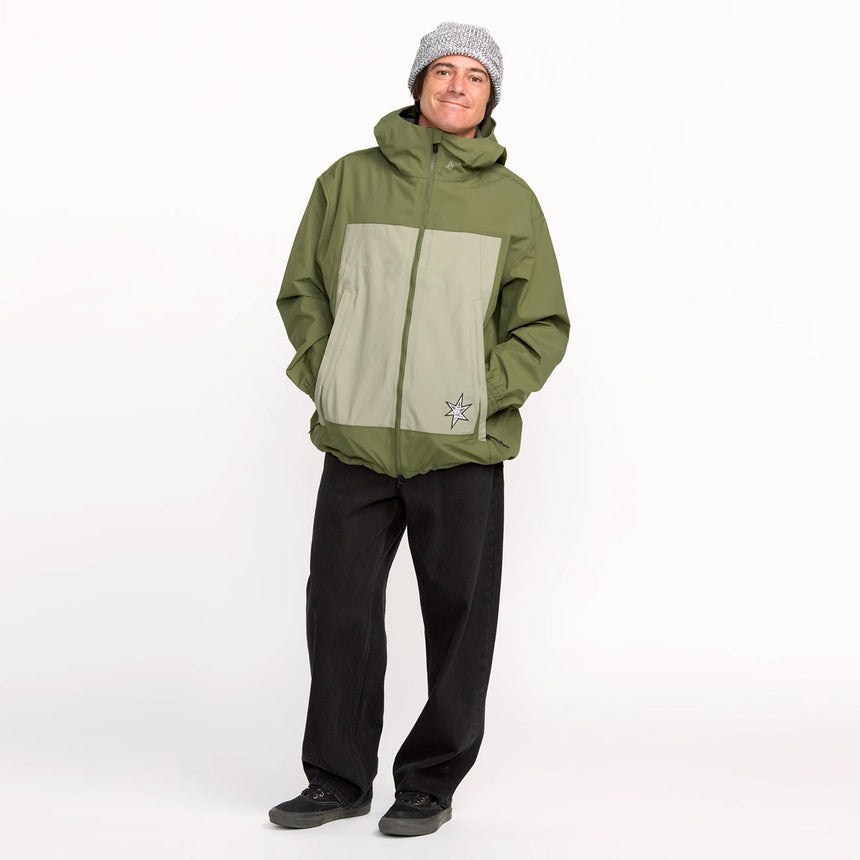 VOLCOM Arthur 3L Jacket 2026 - Dark Olive