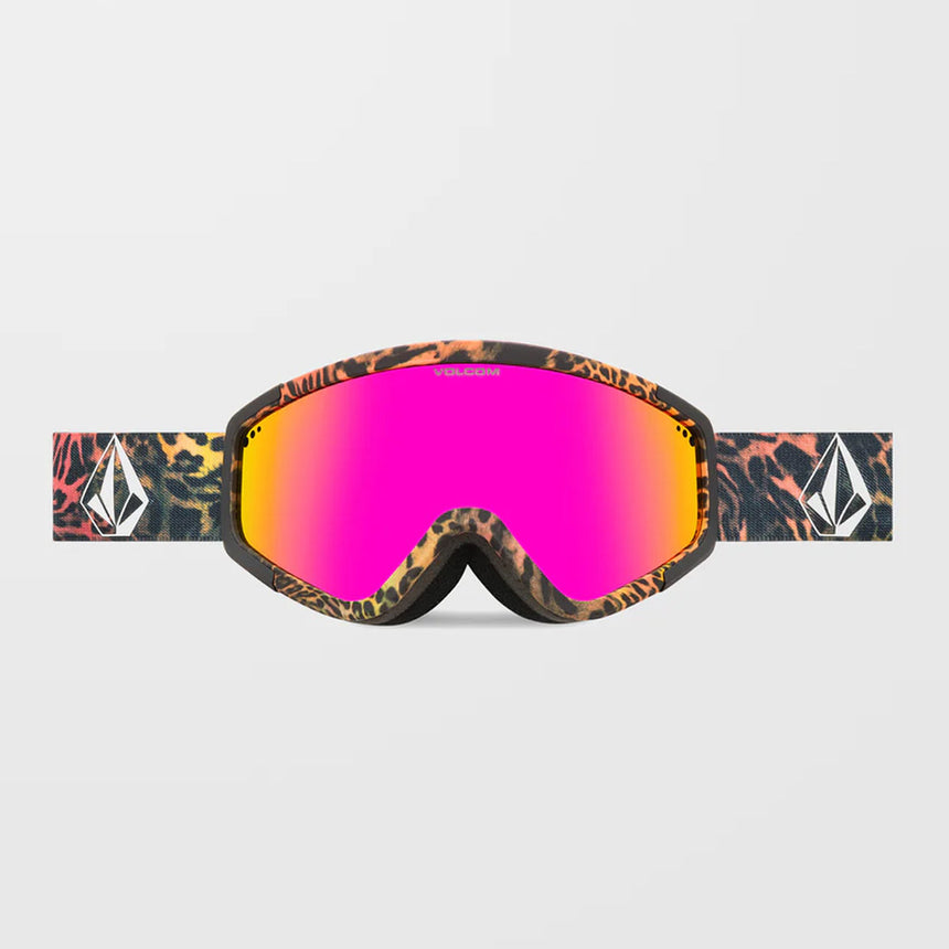 VOLCOM Attunga Goggle 2025 - Acid Leopard/Pink Chrome