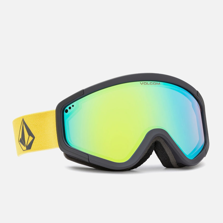 VOLCOM Attunga Goggle 2025 - Dark Yellow Black/Gold Chrome