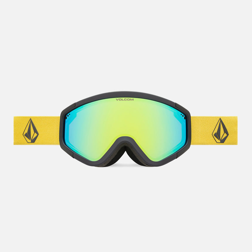 VOLCOM Attunga Goggle 2025 - Dark Yellow Black/Gold Chrome