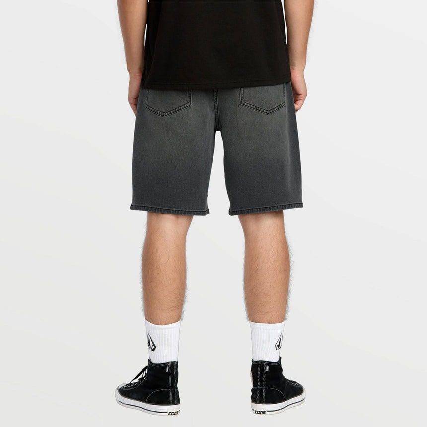 VOLCOM Billow Denim 22" Shorts - Concrete