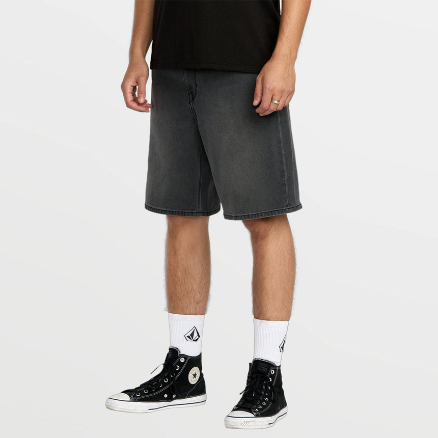 VOLCOM Billow Denim 22" Shorts - Concrete