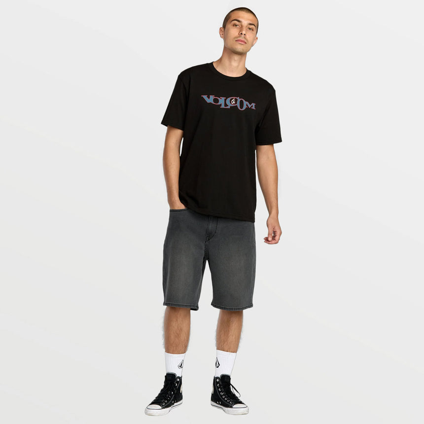 VOLCOM Billow Denim 22" Shorts - Concrete