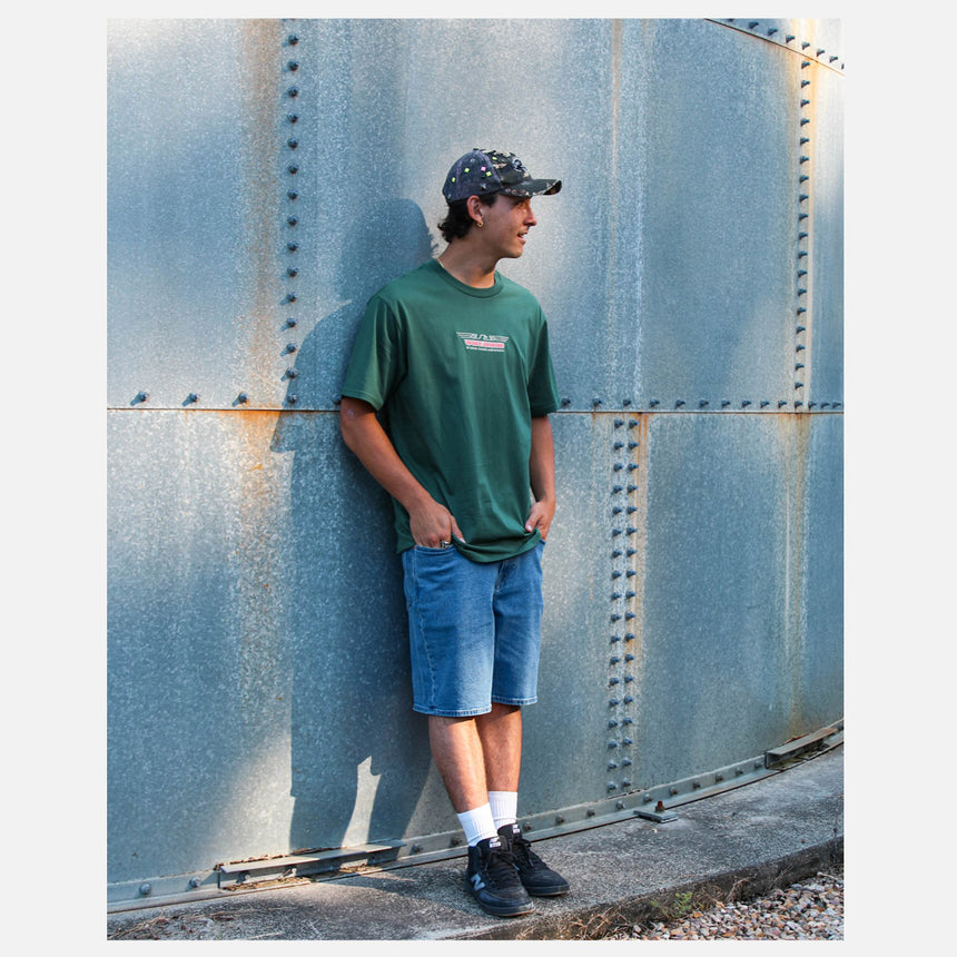 VOLCOM Billow Denim 22" Shorts - Deep River Blues