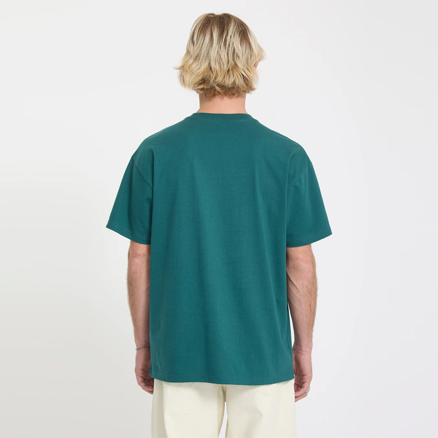 VOLCOM Charmed Brains Tee - Rifle Green