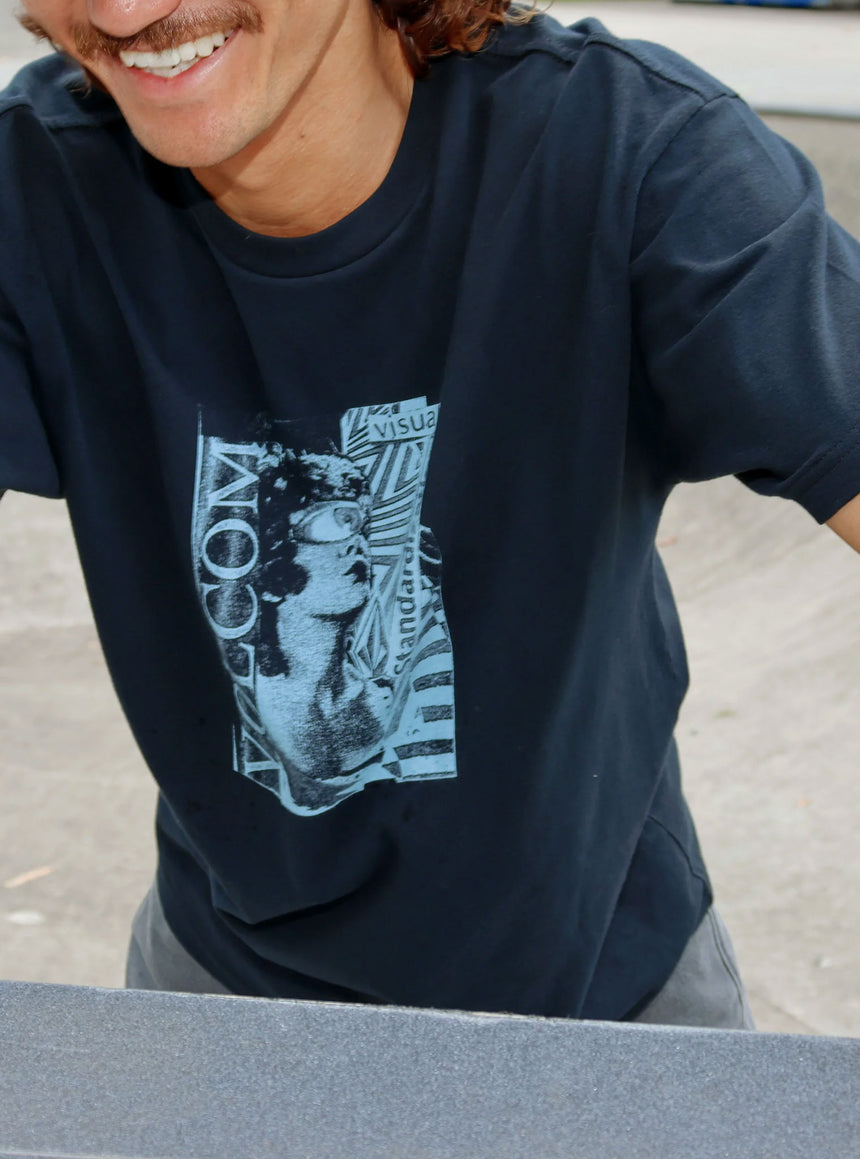 VOLCOM Cocktail Loose Tee - Black