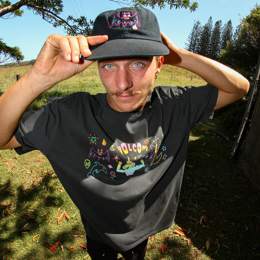 VOLCOM Featured Artist Ozzy Powered Tee - Stealth