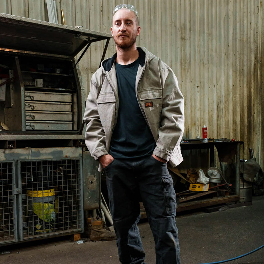 VOLCOM Freshdust Workwear Jacket - Brindle
