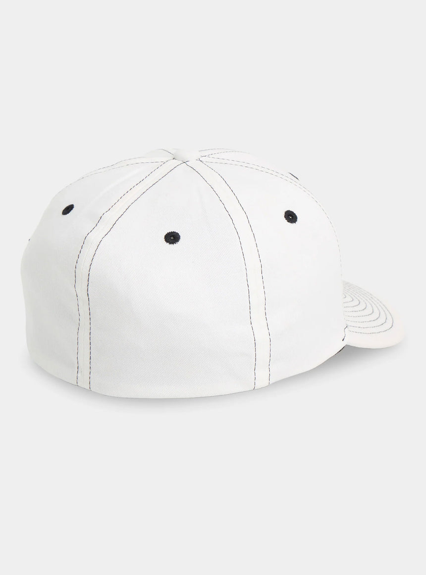 VOLCOM Full Stone Flexfit Hat - White