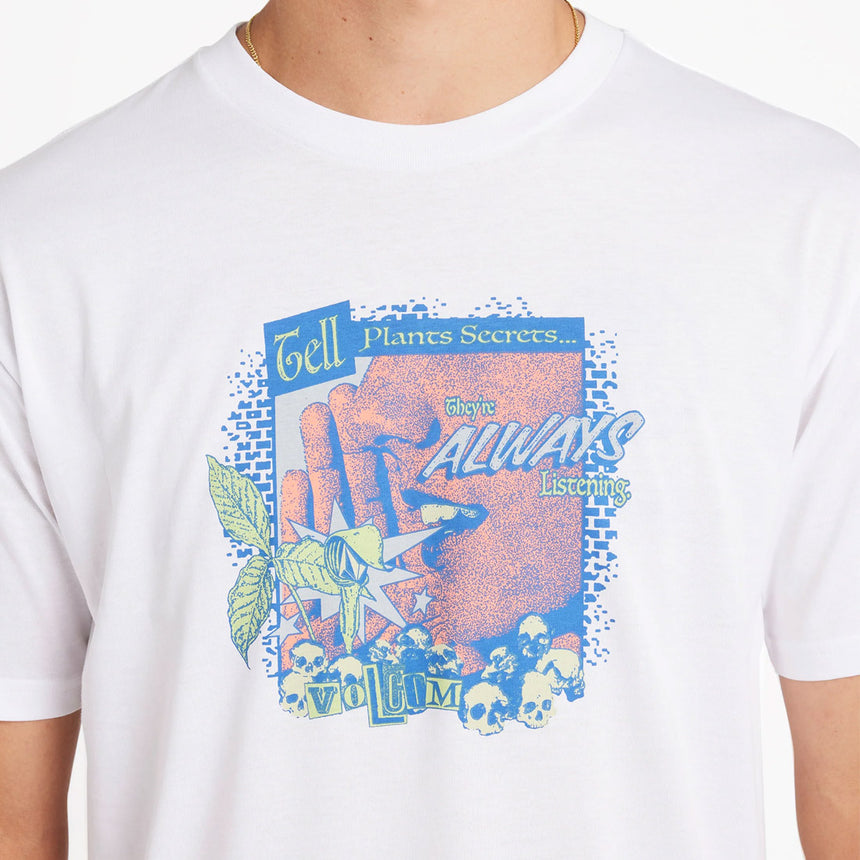 VOLCOM Gossip Tee - White