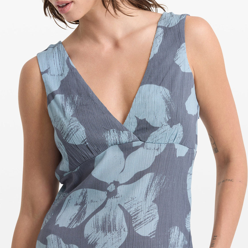 VOLCOM Grumpy Sunshine Dress - Blue Sapphire