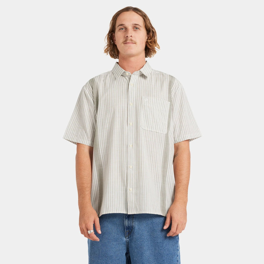 VOLCOM Irving Short Sleeve Shirt - Off White