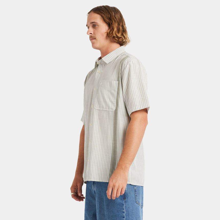 VOLCOM Irving Short Sleeve Shirt - Off White