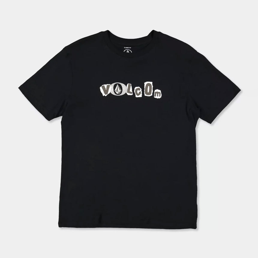 VOLCOM Kids Angst Youth Tee - Black
