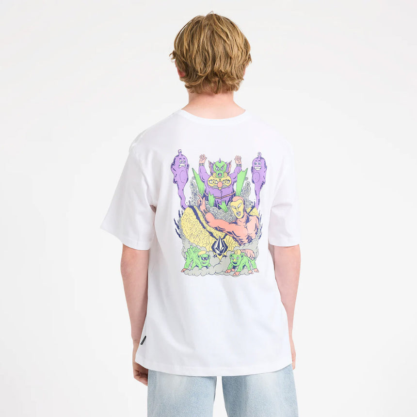 VOLCOM Kids Featured Artist Ben Sanaire Tee 2 - White
