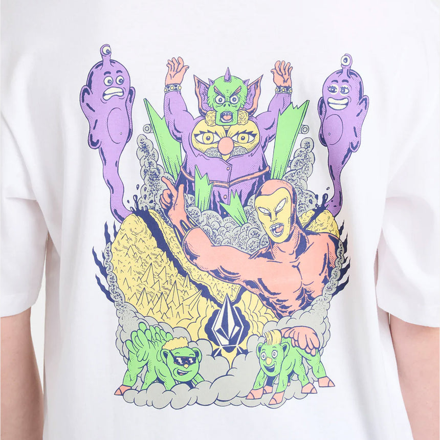 VOLCOM Kids Featured Artist Ben Sanaire Tee 2 - White