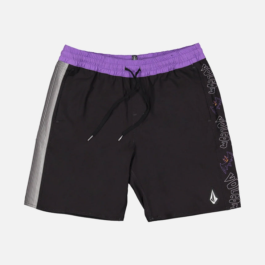 VOLCOM Kids Featured Artist Ozzy Youth Trunk - Black