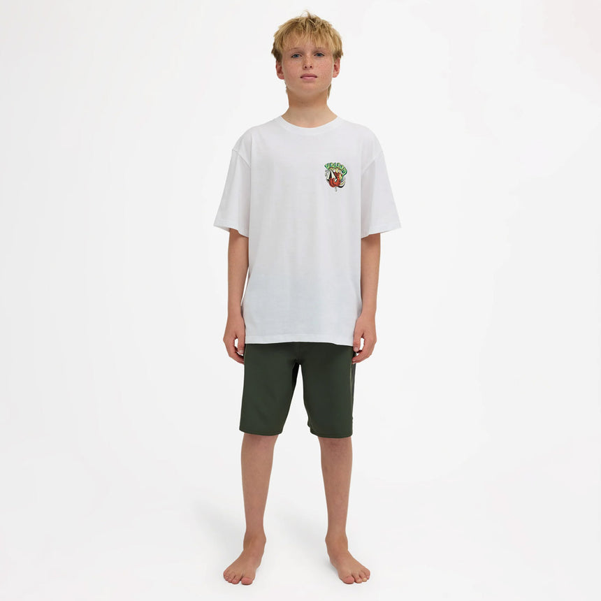 VOLCOM Kids Pro Stone Mod Youth Boardshorts - Squadron Green