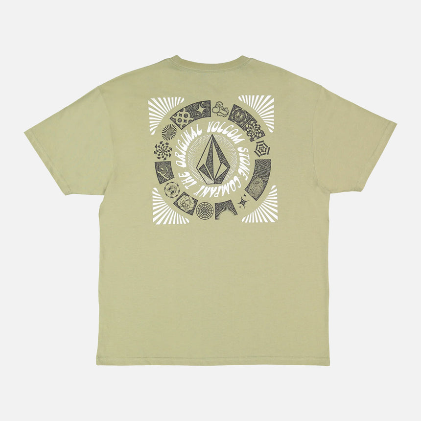 VOLCOM Kids Round Out Youth Tee - Green Tea