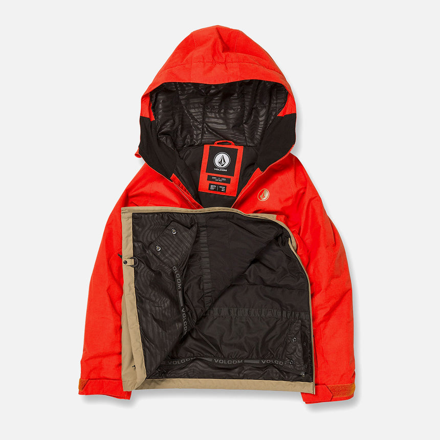 VOLCOM Kids Sluff Insulated Pullover 2024 - Orange Shock