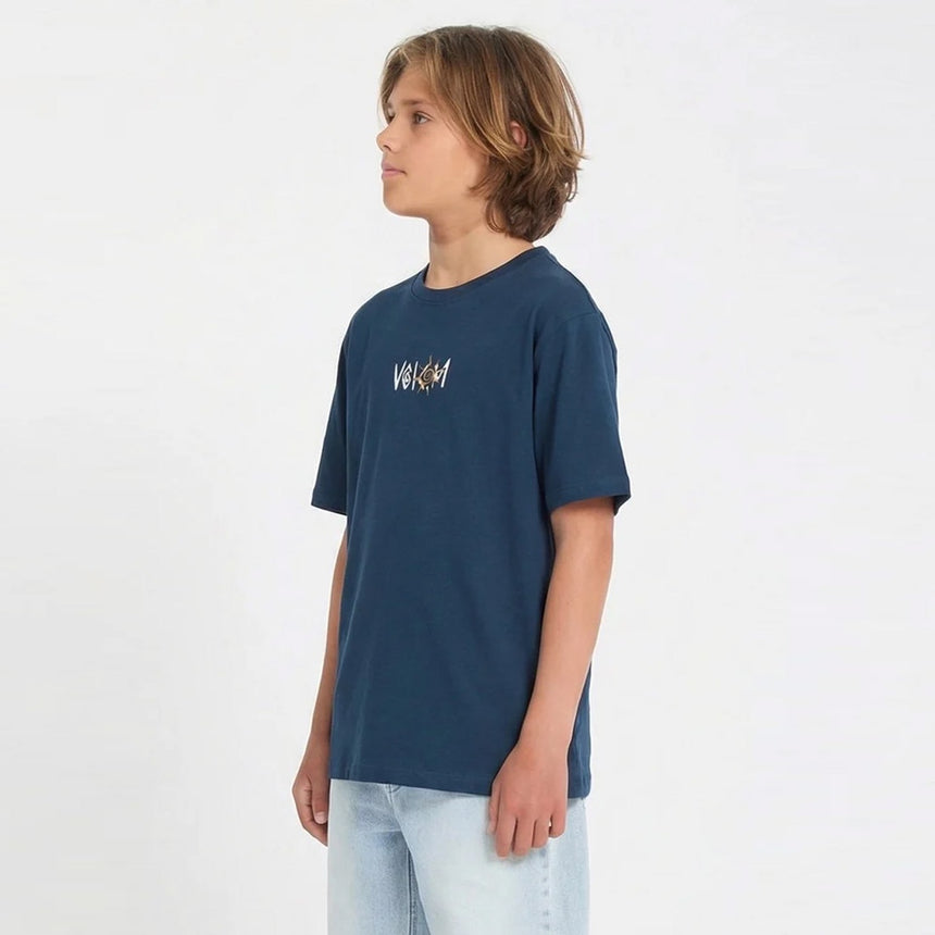 VOLCOM Kids Sunfish Tee - Dust Bowl Indigo
