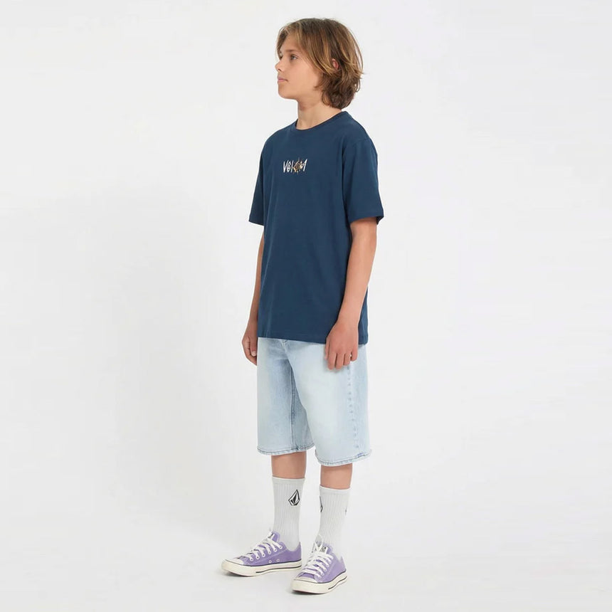 VOLCOM Kids Sunfish Tee - Dust Bowl Indigo