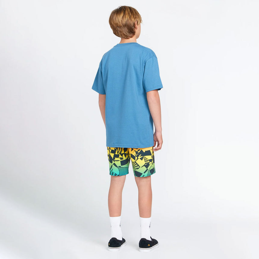 VOLCOM Kids Uproar Mod Boardshort - Washed Ruby