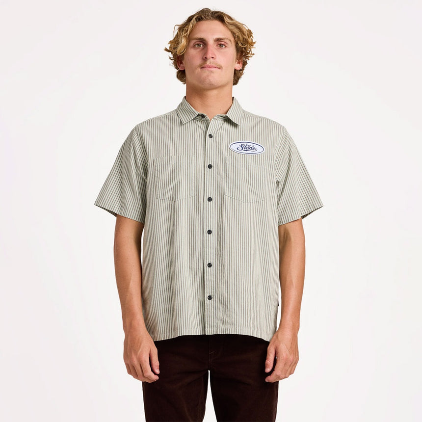 VOLCOM Magna Short Sleeve Shirt - Stone