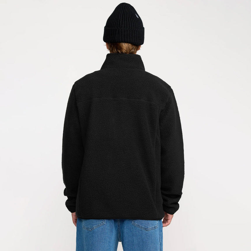 VOLCOM Nelson Sherpa Full Zip Fleece - Black
