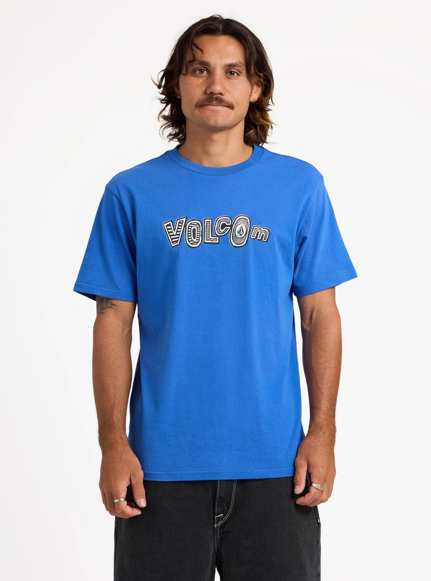 VOLCOM Oh Stoned Tee - Regatta Blue