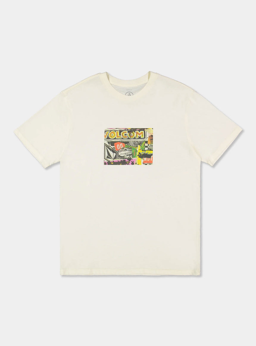 VOLCOM Postered Tee - Off White