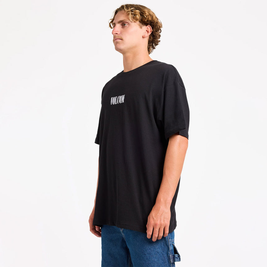 VOLCOM Ripple Stone Loose Tee - Black/White