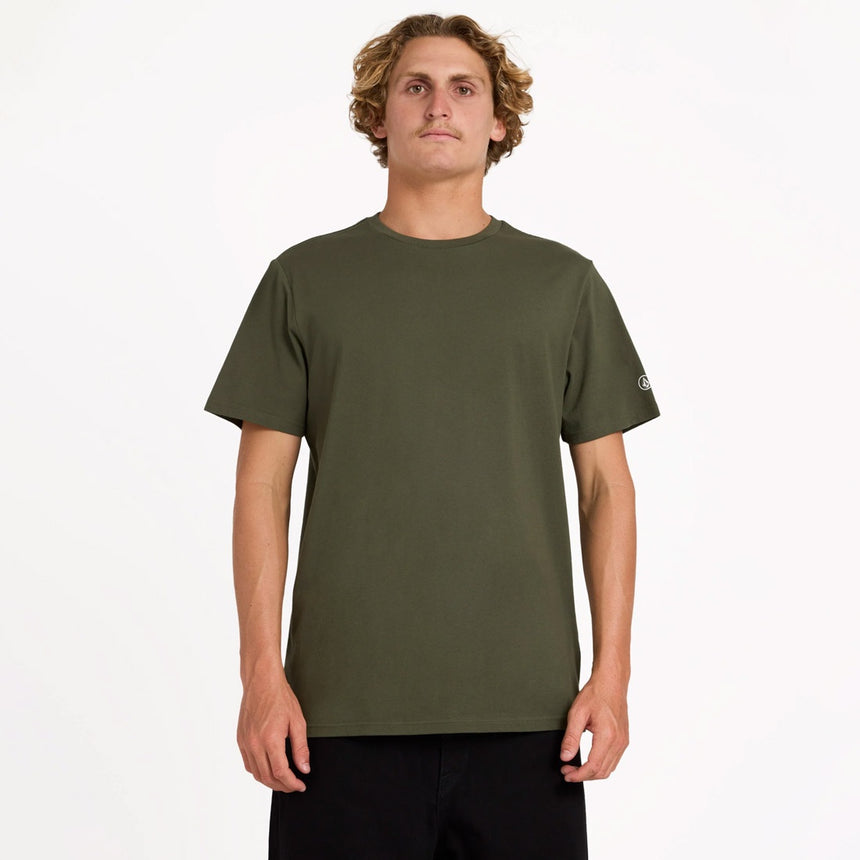 VOLCOM Solid Short Sleeve Tee - Squadron Green