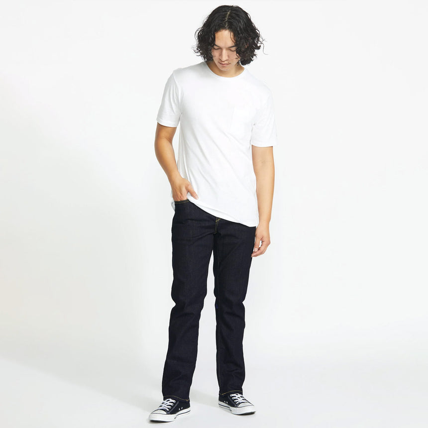 VOLCOM Solver Modern Fit Jeans - Rinse