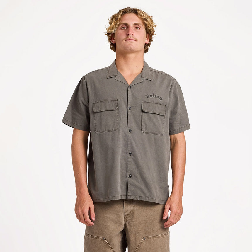 VOLCOM Spares Short Sleeve Shirt - Black