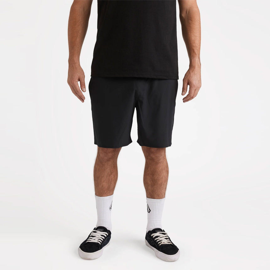 VOLCOM Sparklestone Elastic Waist Shorts - Antique Black
