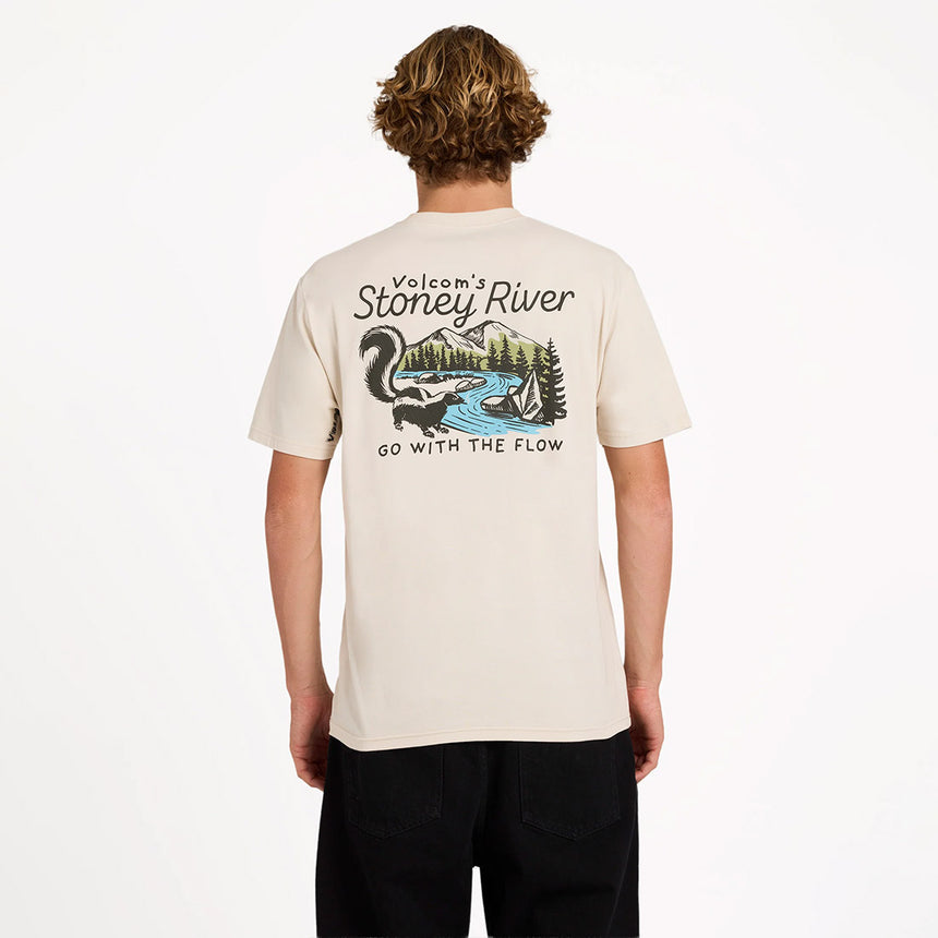 VOLCOM Stoney River Tee - Dirty White