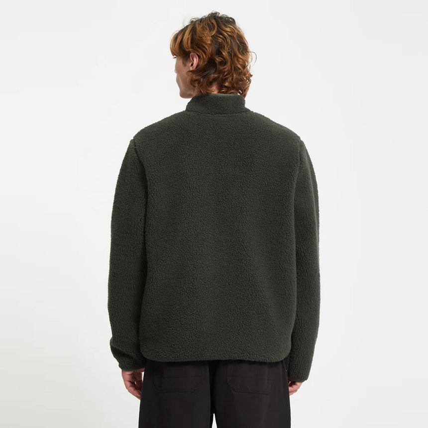 VOLCOM Storm Stone Zip Fleece - Rinsed Black