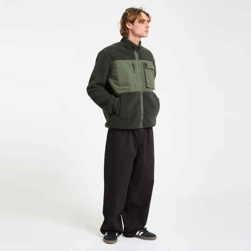 VOLCOM Storm Stone Zip Fleece - Rinsed Black
