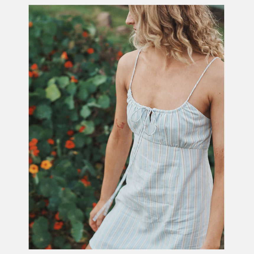 VOLCOM Vertigo Mini Dress - Blue