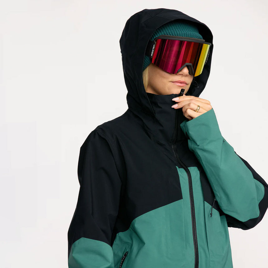 VOLCOM Women's AT Stretch Gore-Tex Jacket 2026 - Spruce Green