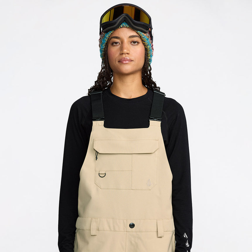 VOLCOM Women's Creston 3D Stretch Bib Overall 2026 - Oatmeal