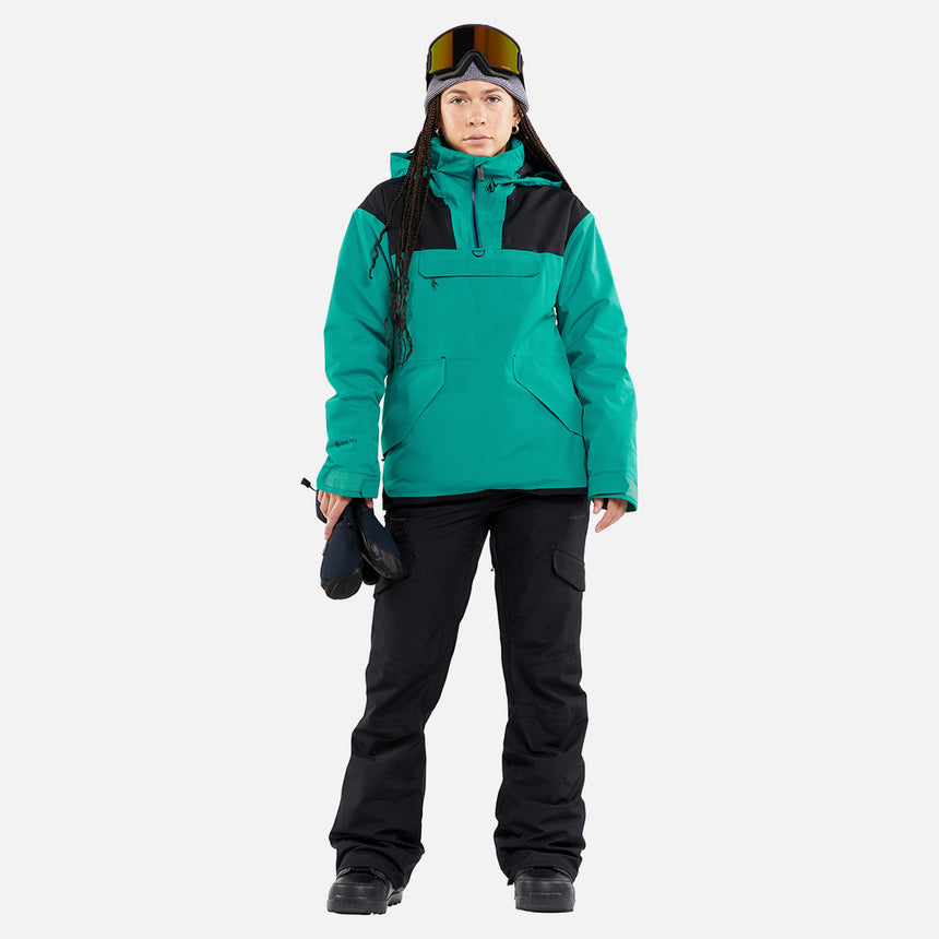 VOLCOM Women's Fern Insulated Gore-Tex Pullover 2024 - Vibrant Green