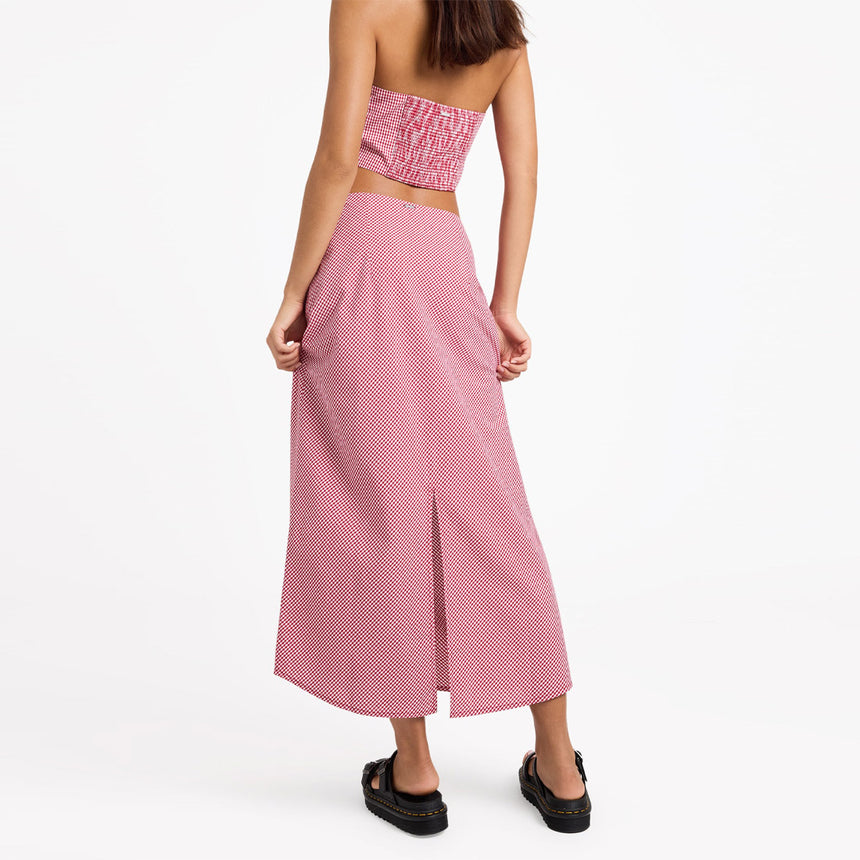 VOLCOM Women's Psychonic Skirt - Fiesta Red